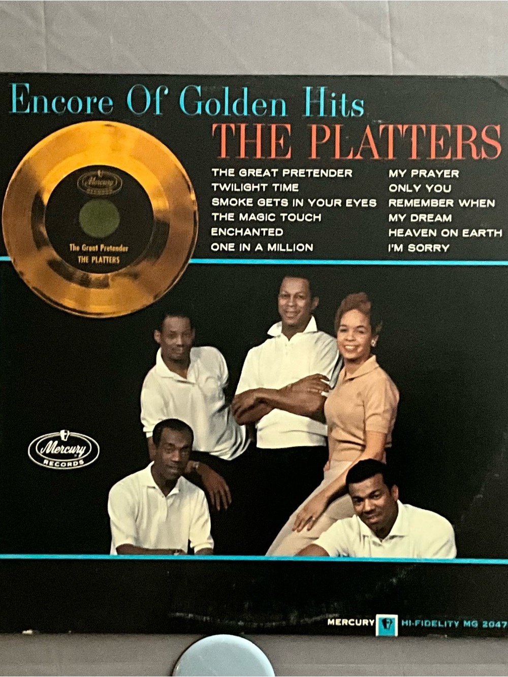 'Encore Of Golden Hits The Platters LP Mercury MG 20472 Mono Version